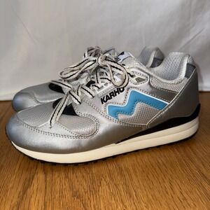 KARHU Synchron Classic‎ F802659   Silver/scuba Blue Size US 6